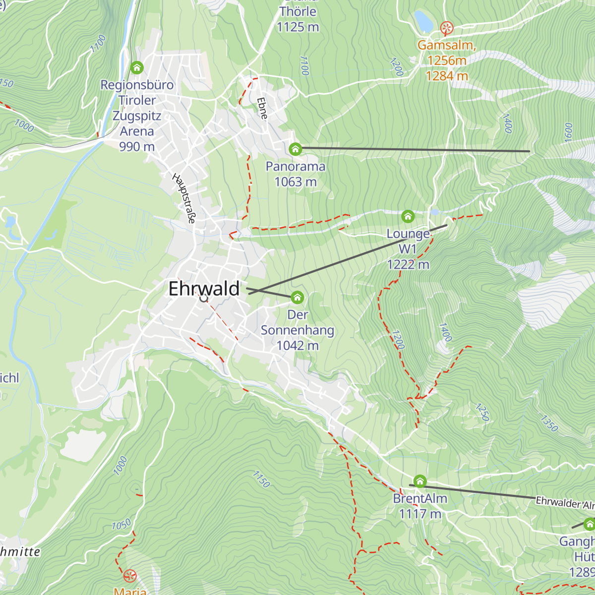 Der Sonnenhang map