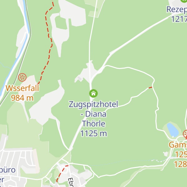 Map of Zugspitzhotel - Diana Thörle