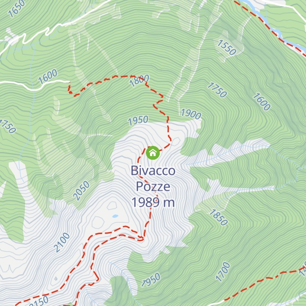 Map of Bivacco Pozze