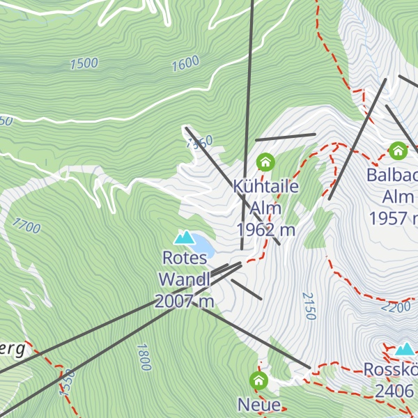 Map of Kühtailealm Almhütte