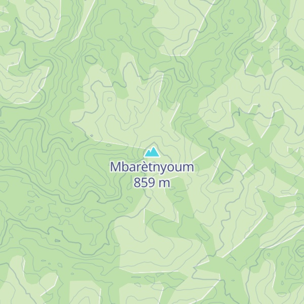 Map of Mbarètnyoum