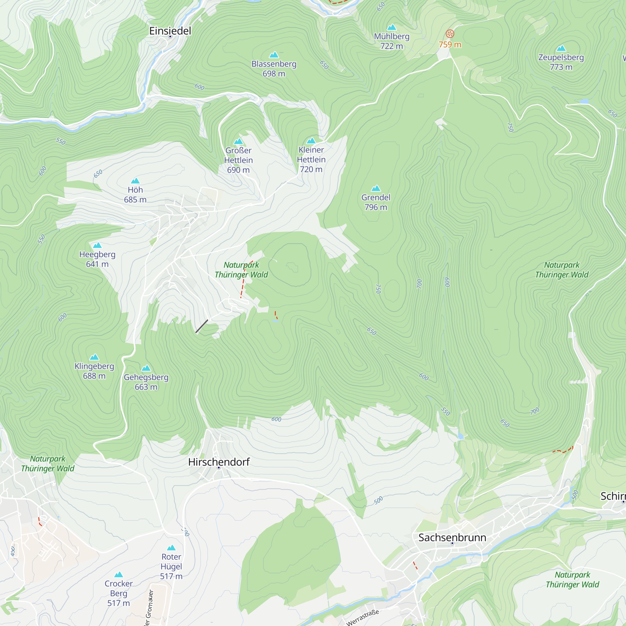 Burgberghütte map