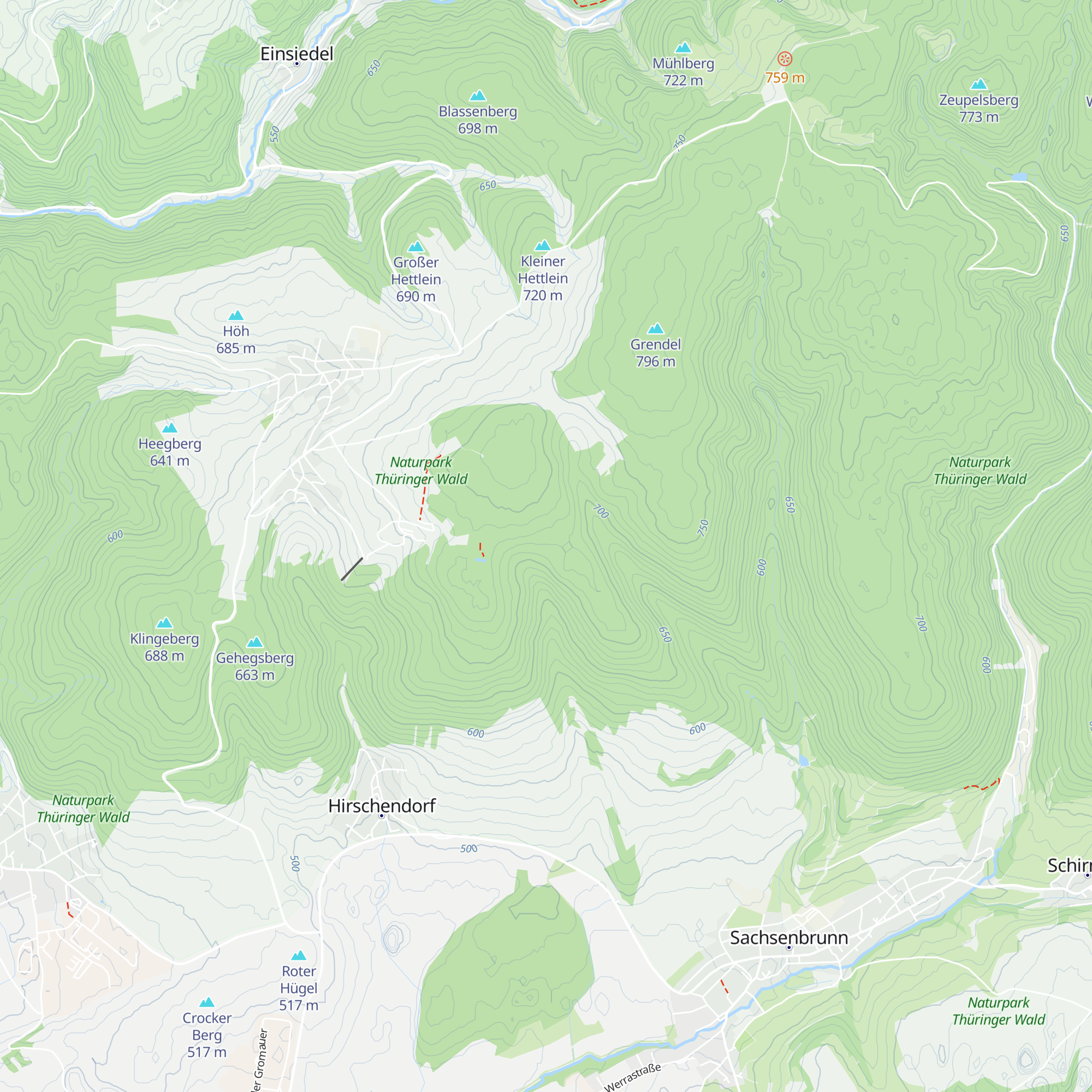 Burgberghütte map