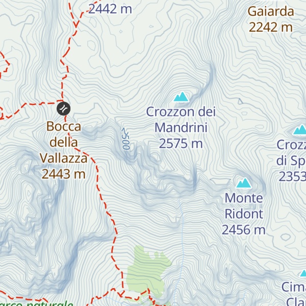 Map of Cima della Gaiarda