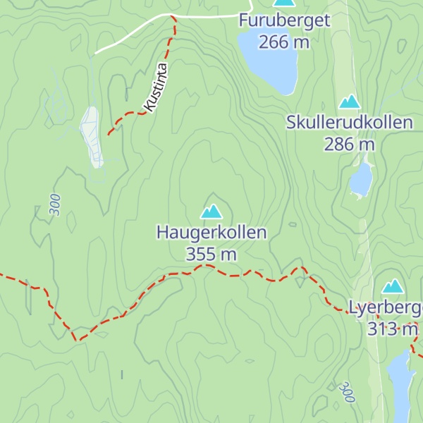 Map of Haugerkollen