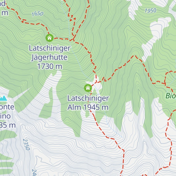 Map of Latschiniger Alm