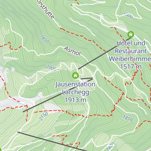 Map of Jausenstation Lärchegg