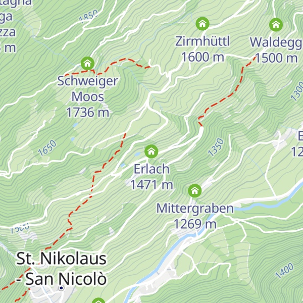 Map of Erlach