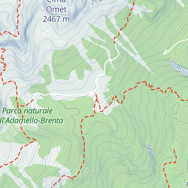 Map of Malga Tuena