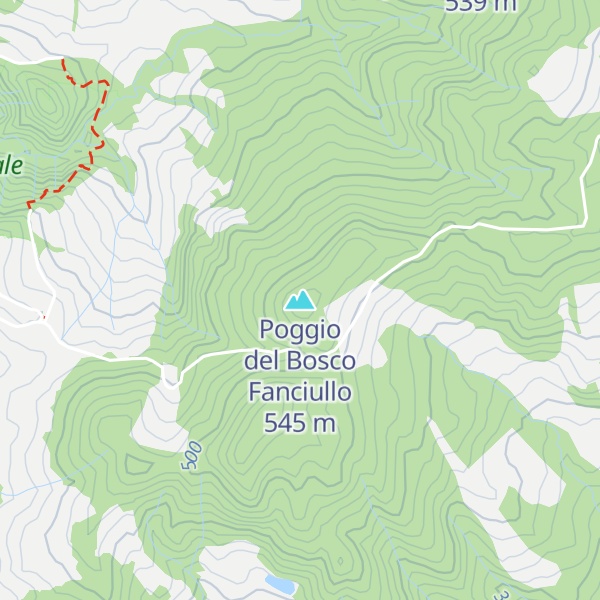 Map of Poggio del Bosco Fanciullo