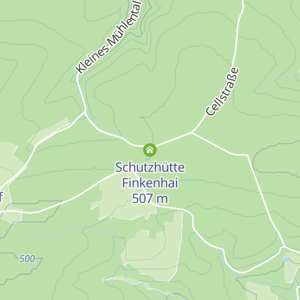 Map of Schutzhütte Finkenhai