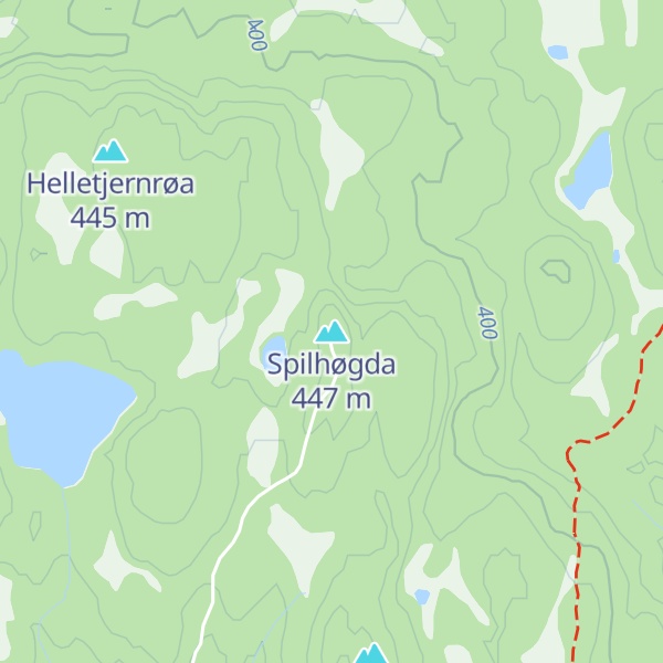 Map of Spilhøgda