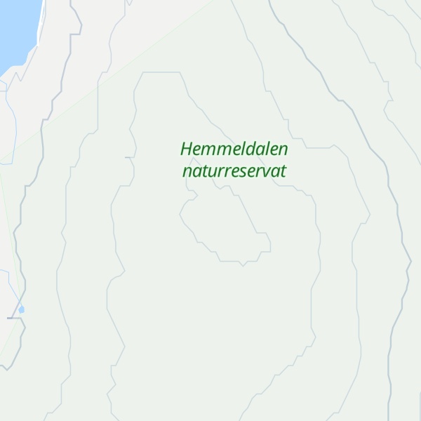 Map of Myklesjøfjellet