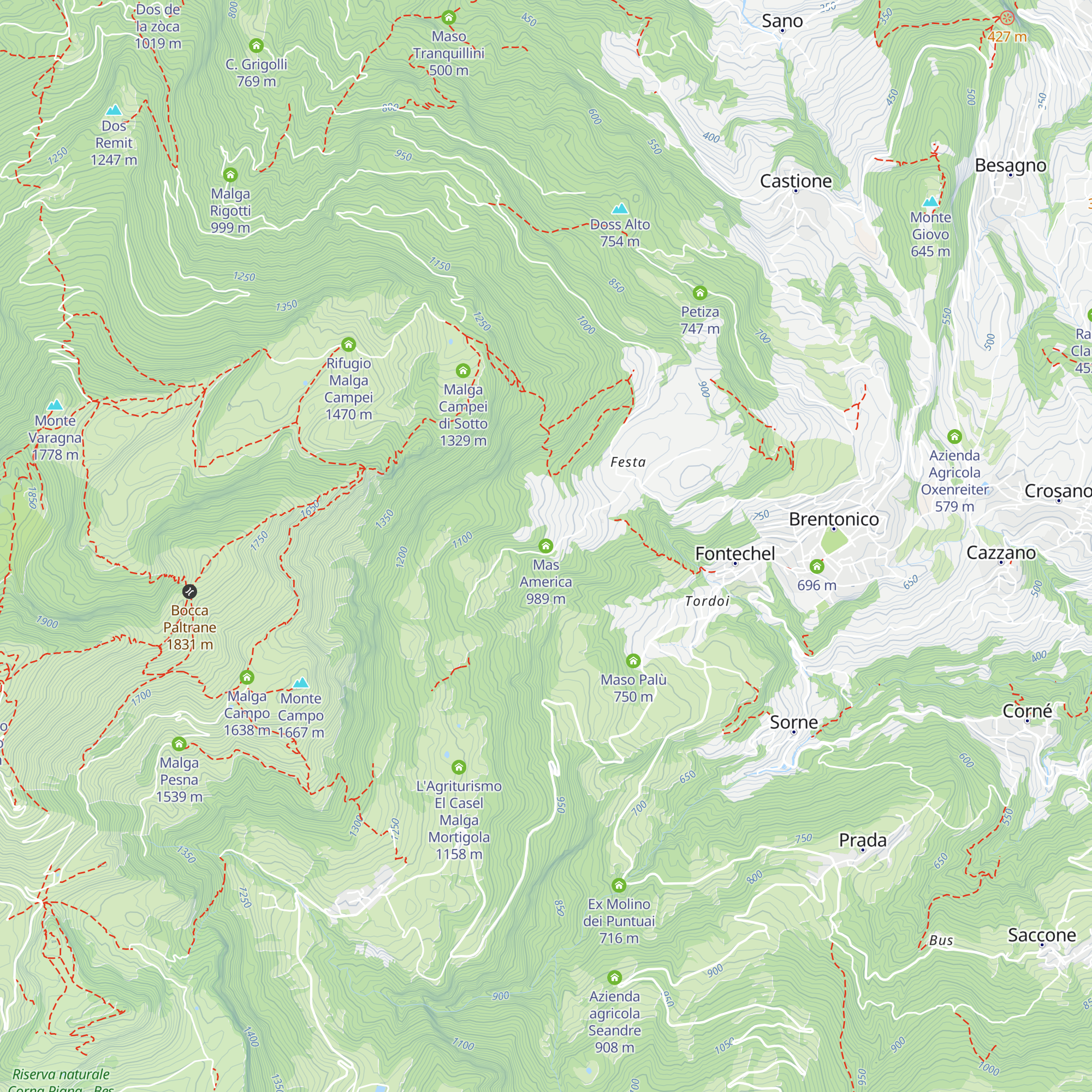 Mas America map