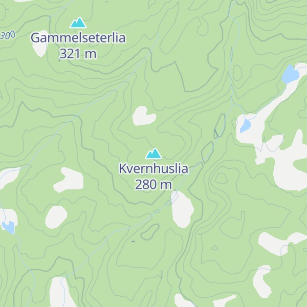 Map of Kvernhuslia