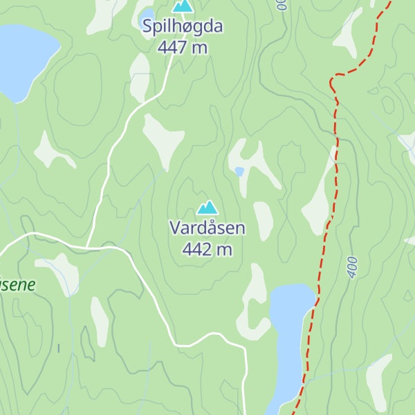 Map of Vardåsen