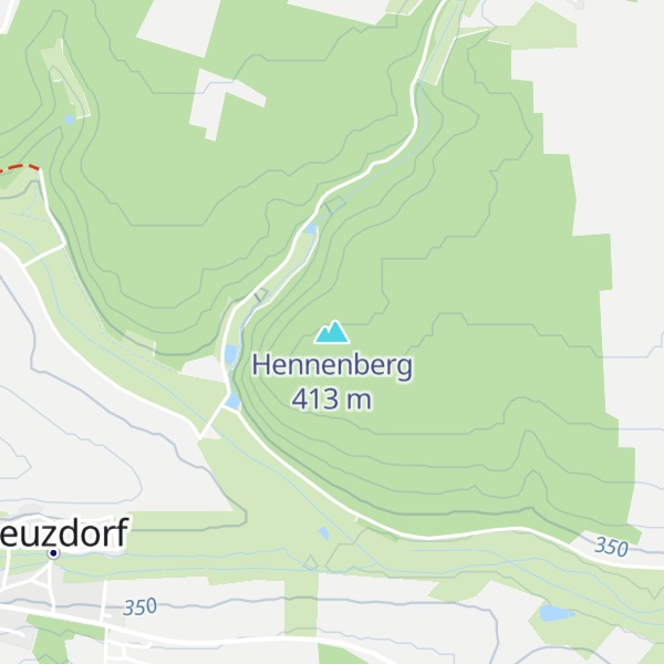 Map of Hennenberg