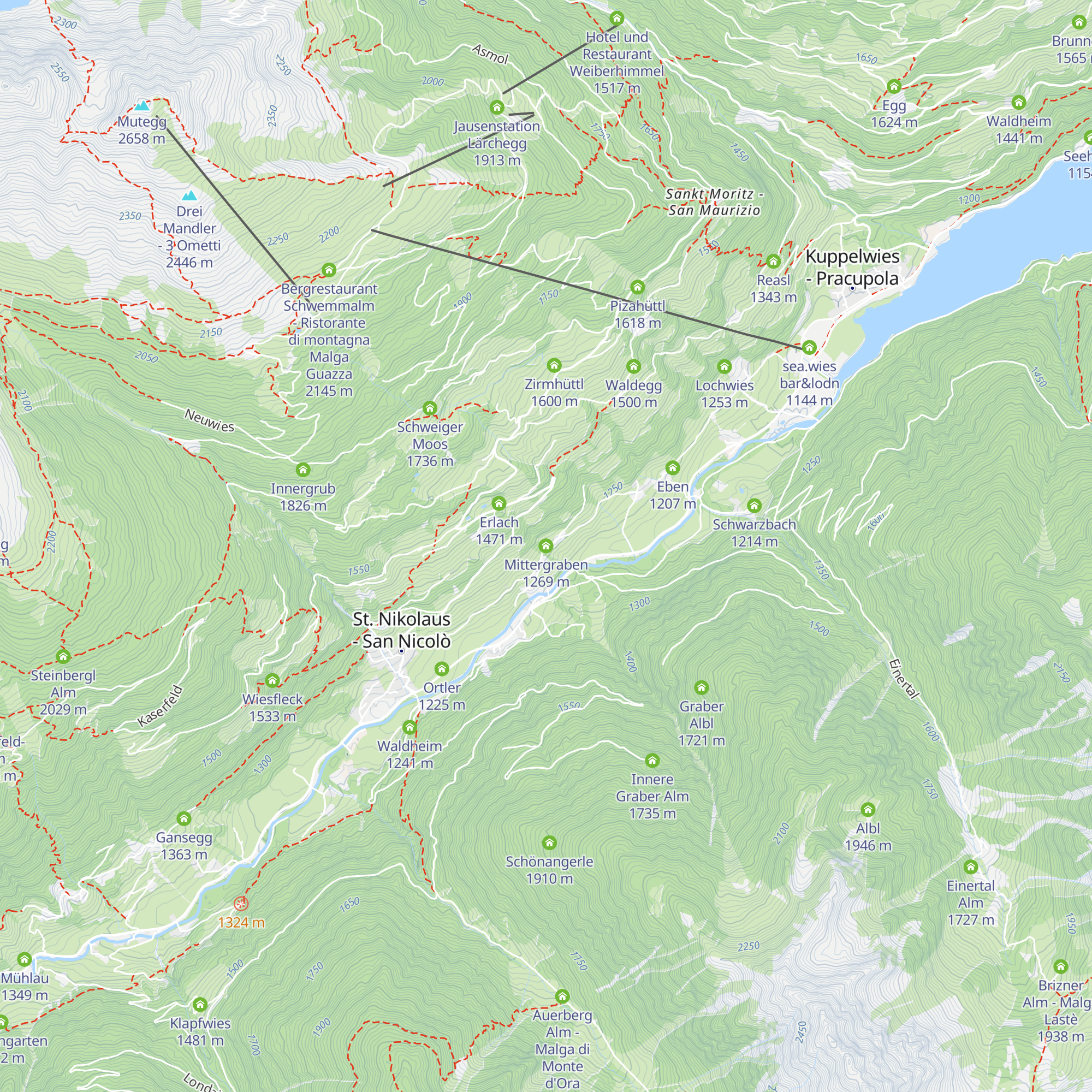 Mittergraben map