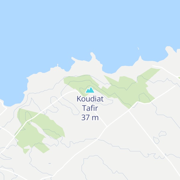 Map of Koudiat Tafir