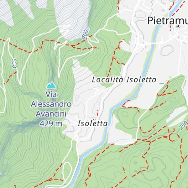 Map of Hotel Ciclamino