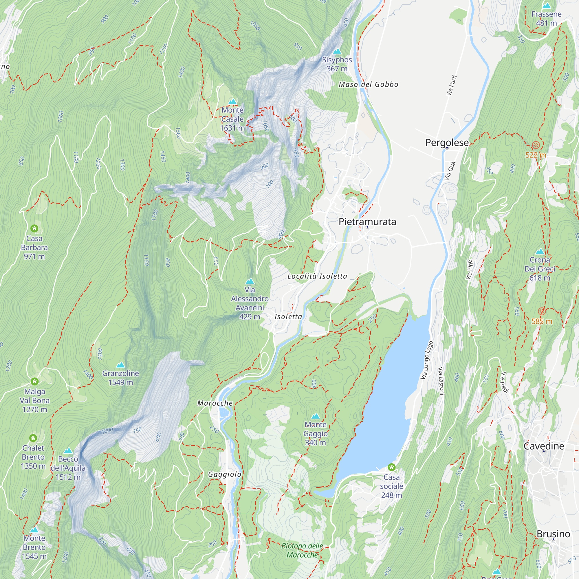 Hotel Ciclamino map