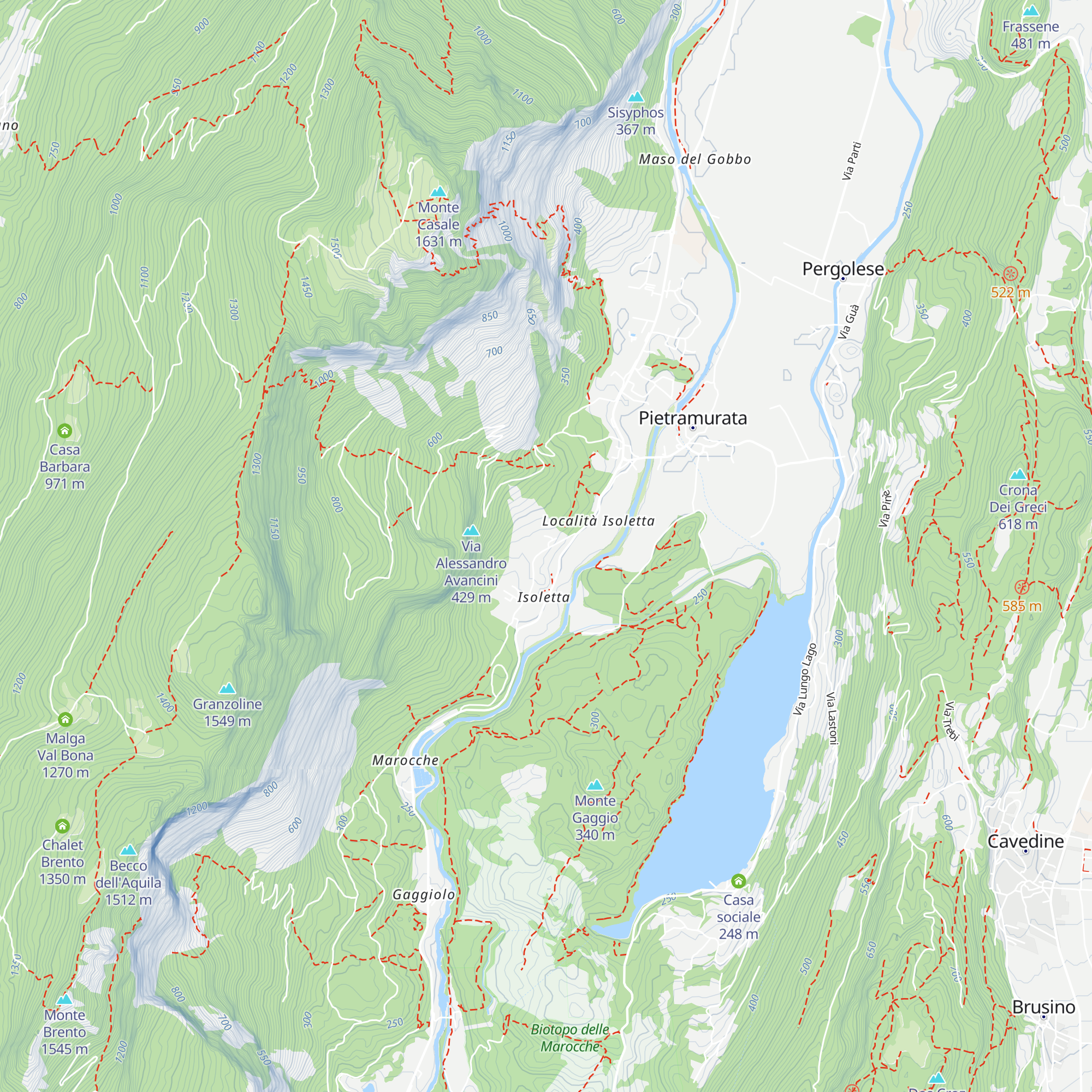 Hotel Ciclamino map