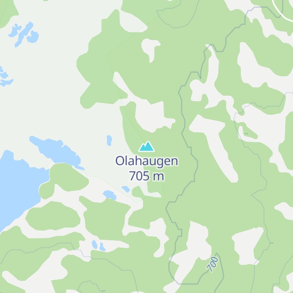 Map of Olahaugen