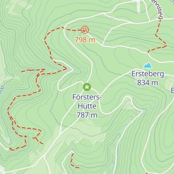 Map of Försters-Hütte