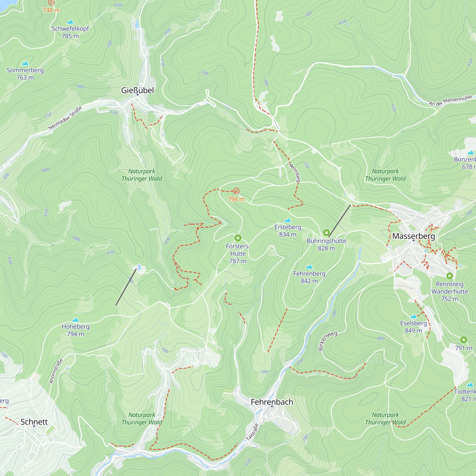 Försters-Hütte map