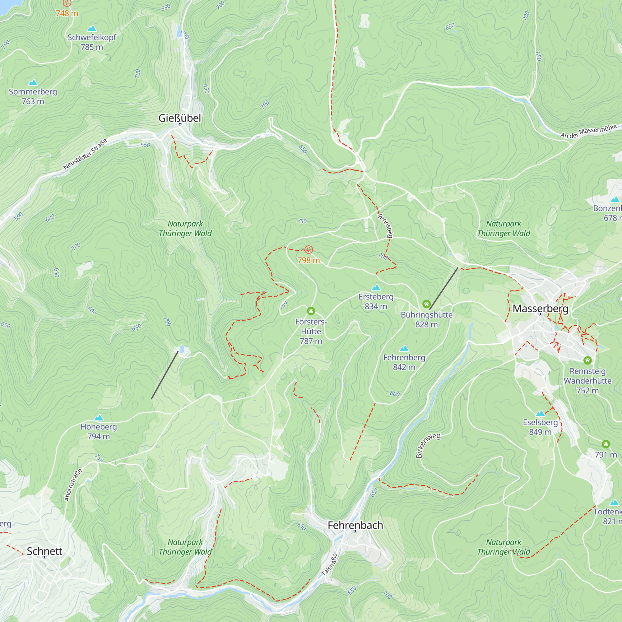 Försters-Hütte map