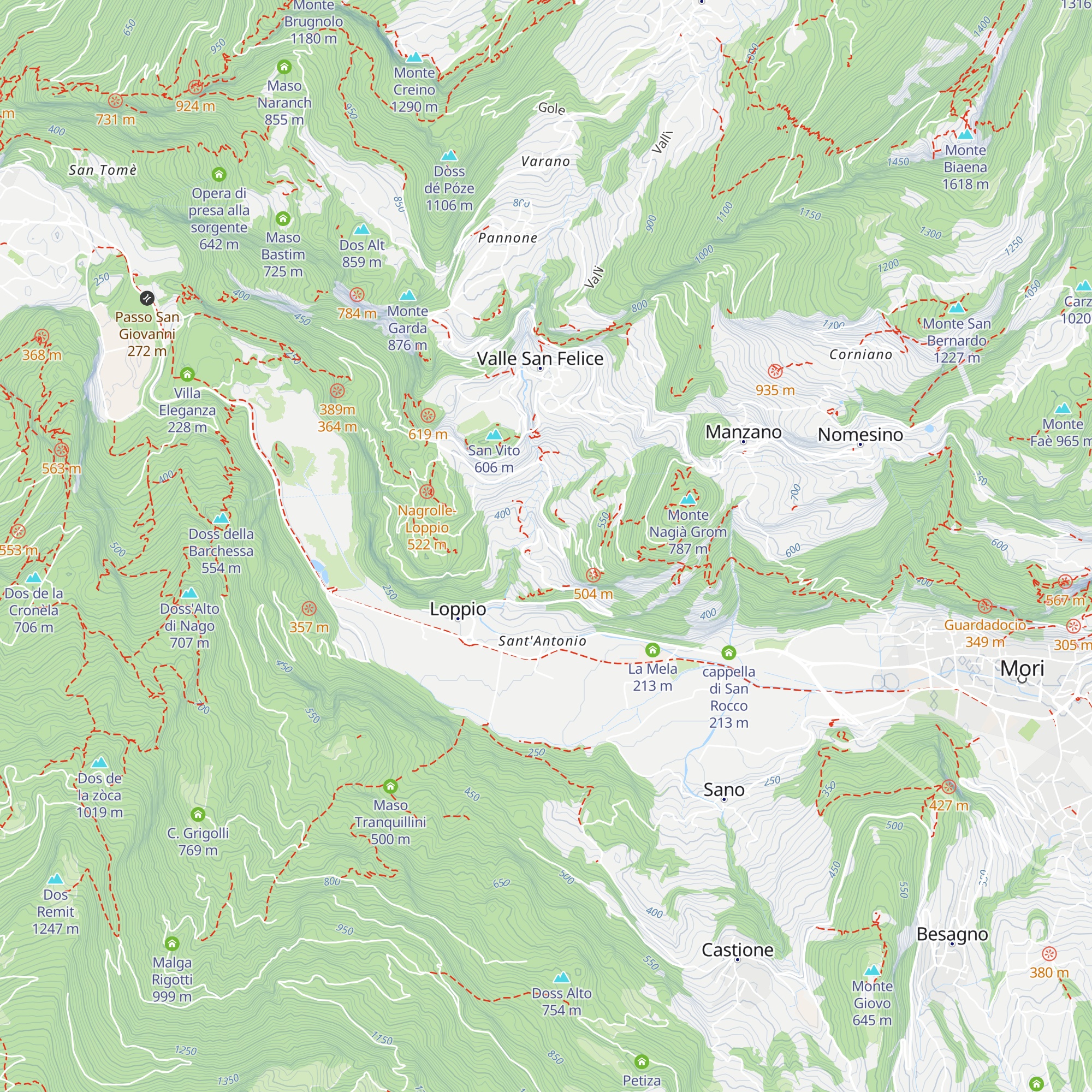 Maso Piantim map