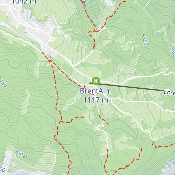 Map of Schneewerk Ehrwalder Alm