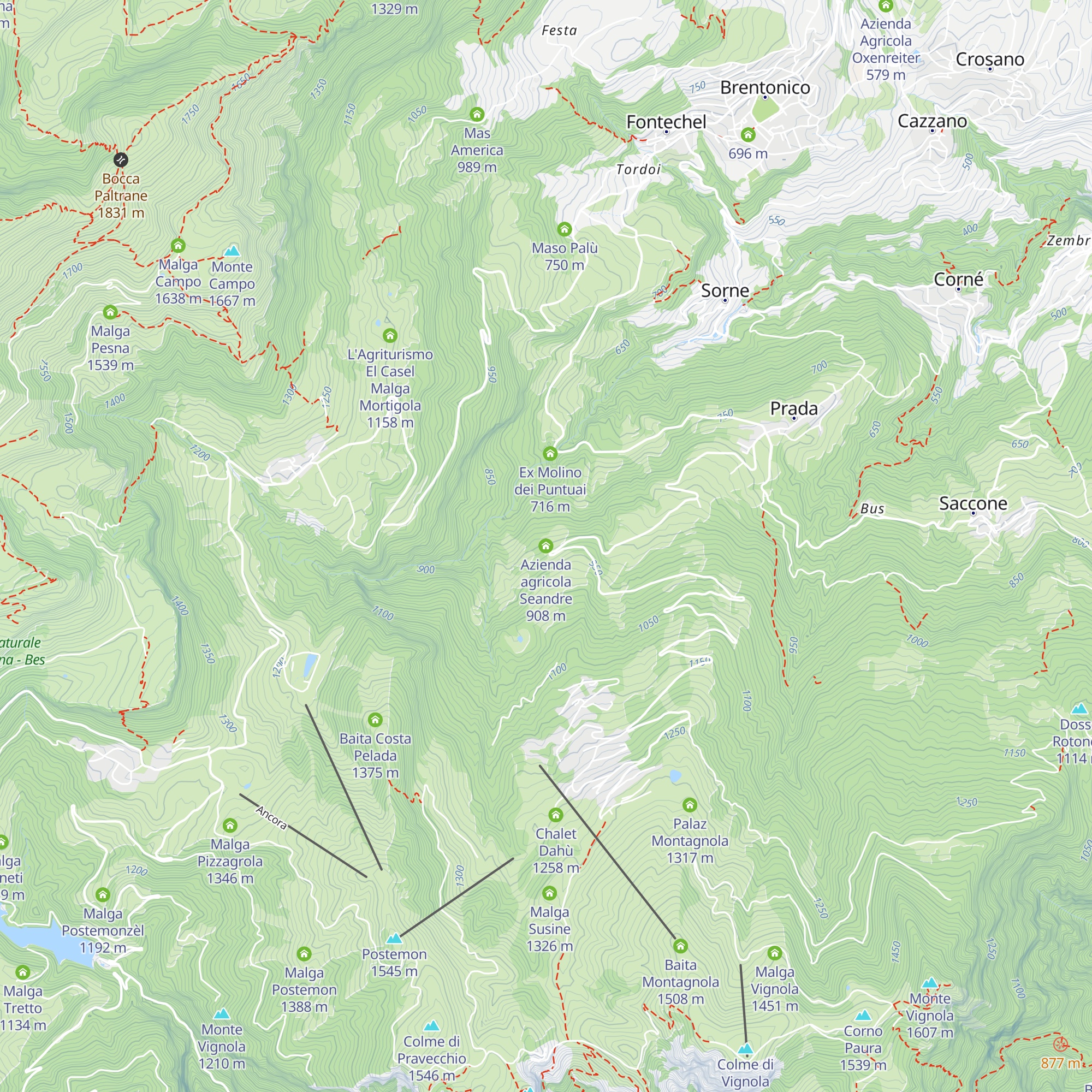 Azienda agricola Seandre map