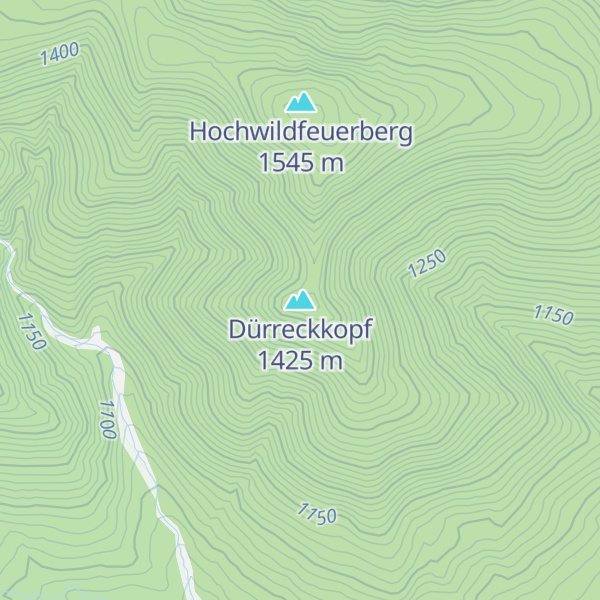 Map of Dürreckkopf