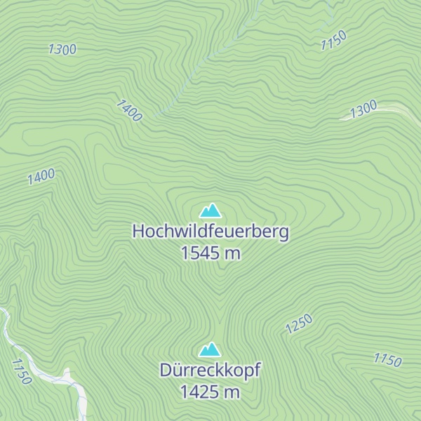 Map of Hochwildfeuerberg