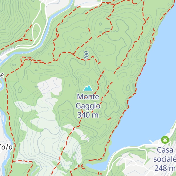 Map of Monte Gaggio