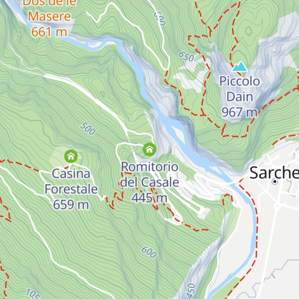 Map of Romitorio del Casale