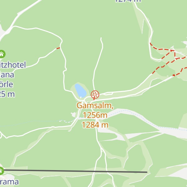 Map of Gamsalmhütte