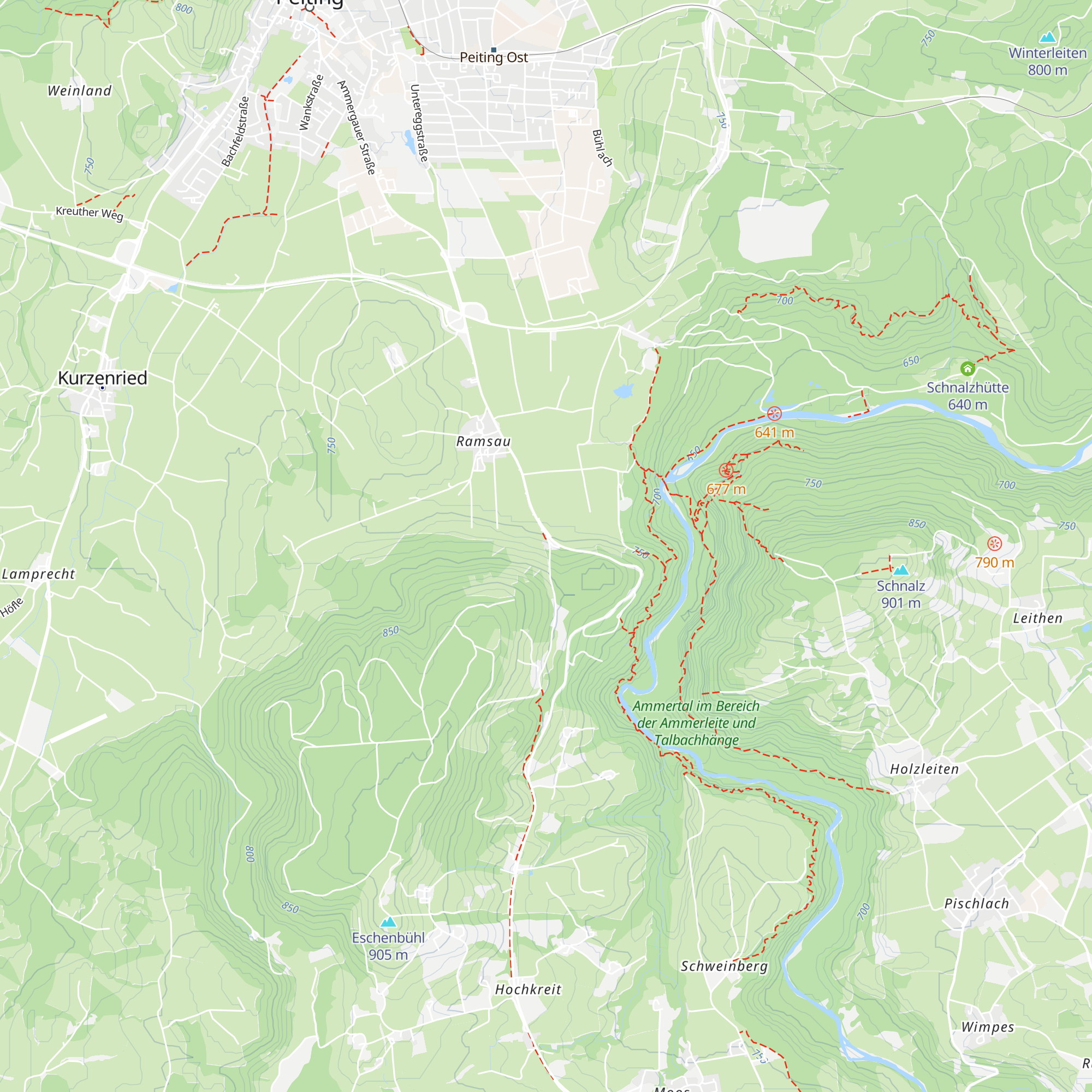 Olli's Schnaidbergstuben map