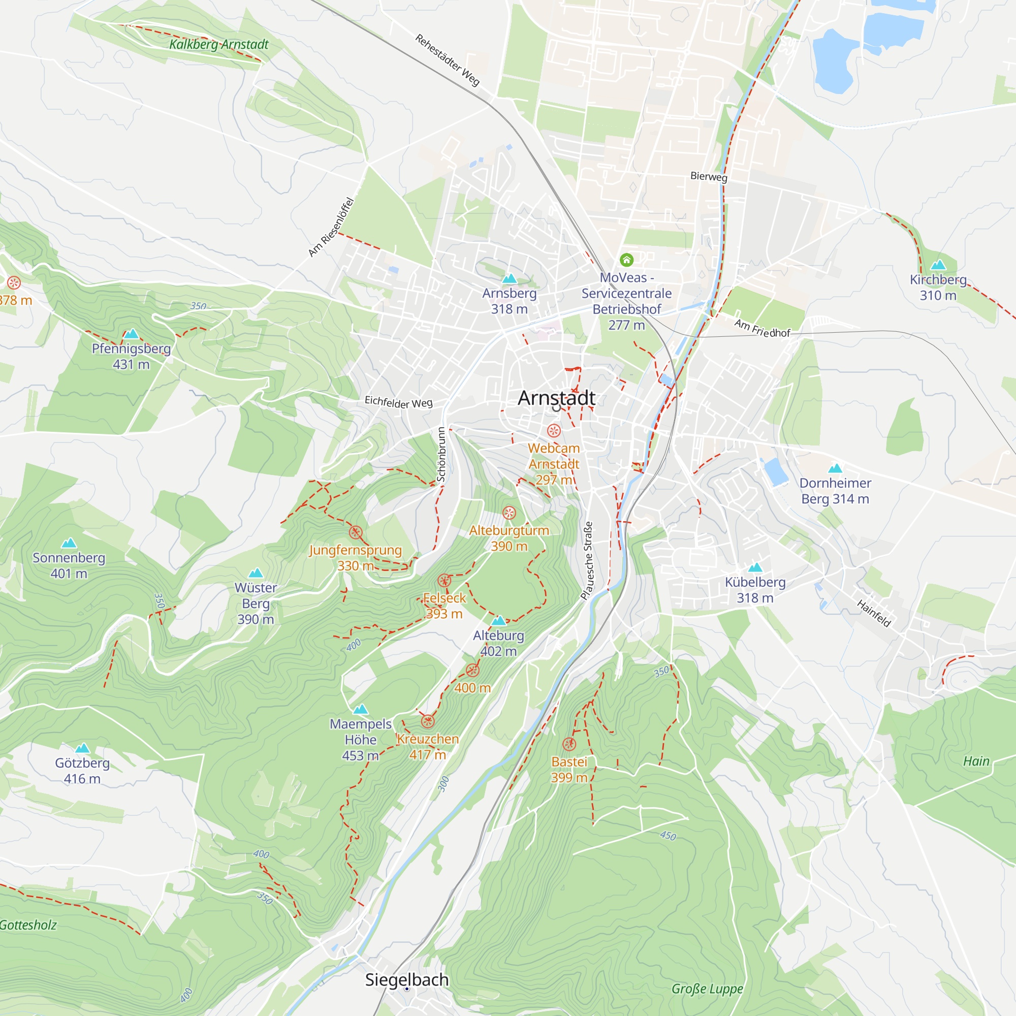 Berggasthaus Alteburg map