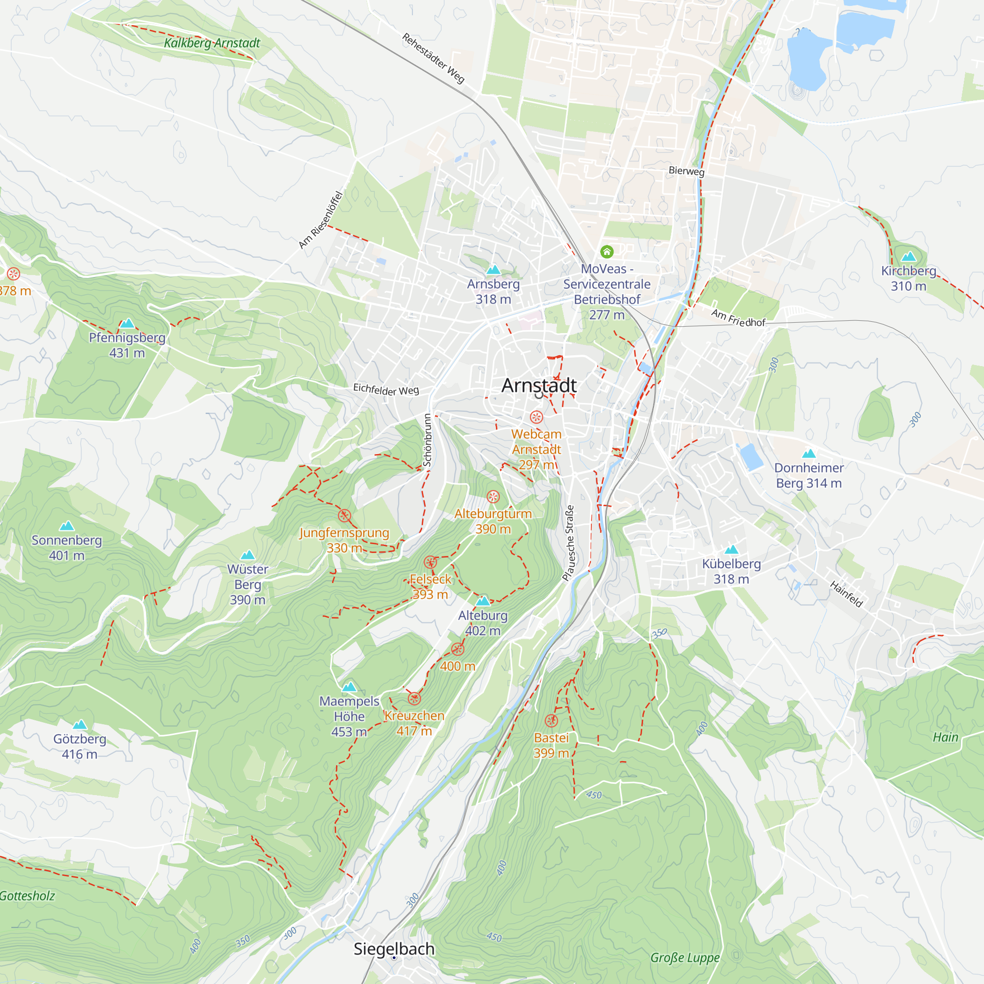 Berggasthaus Alteburg map