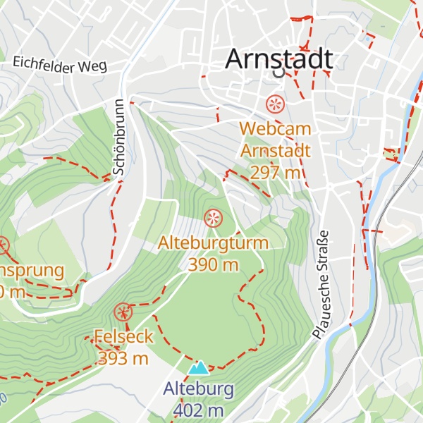 Map of Berggasthaus Alteburg