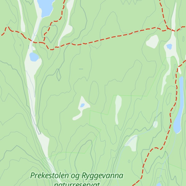Map of Lauvhaugen