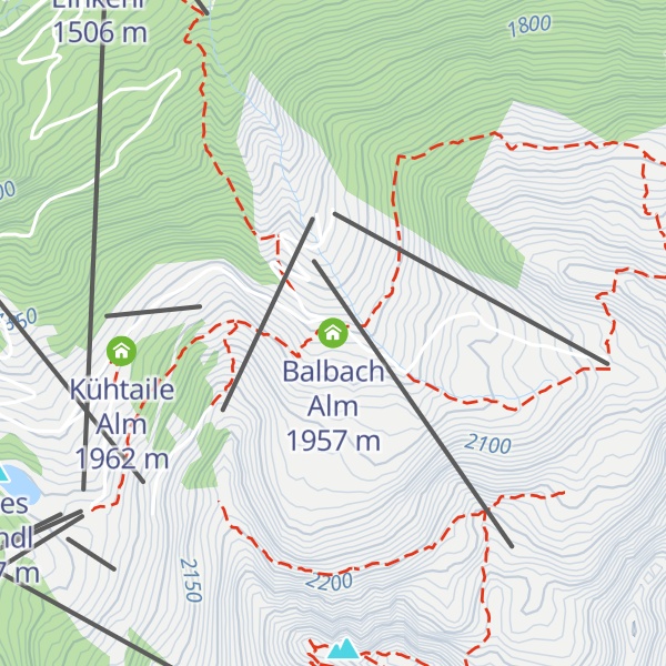 Map of Balbach Alm