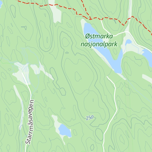 Map of Flaåsen