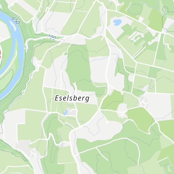 Map of Eselsberg
