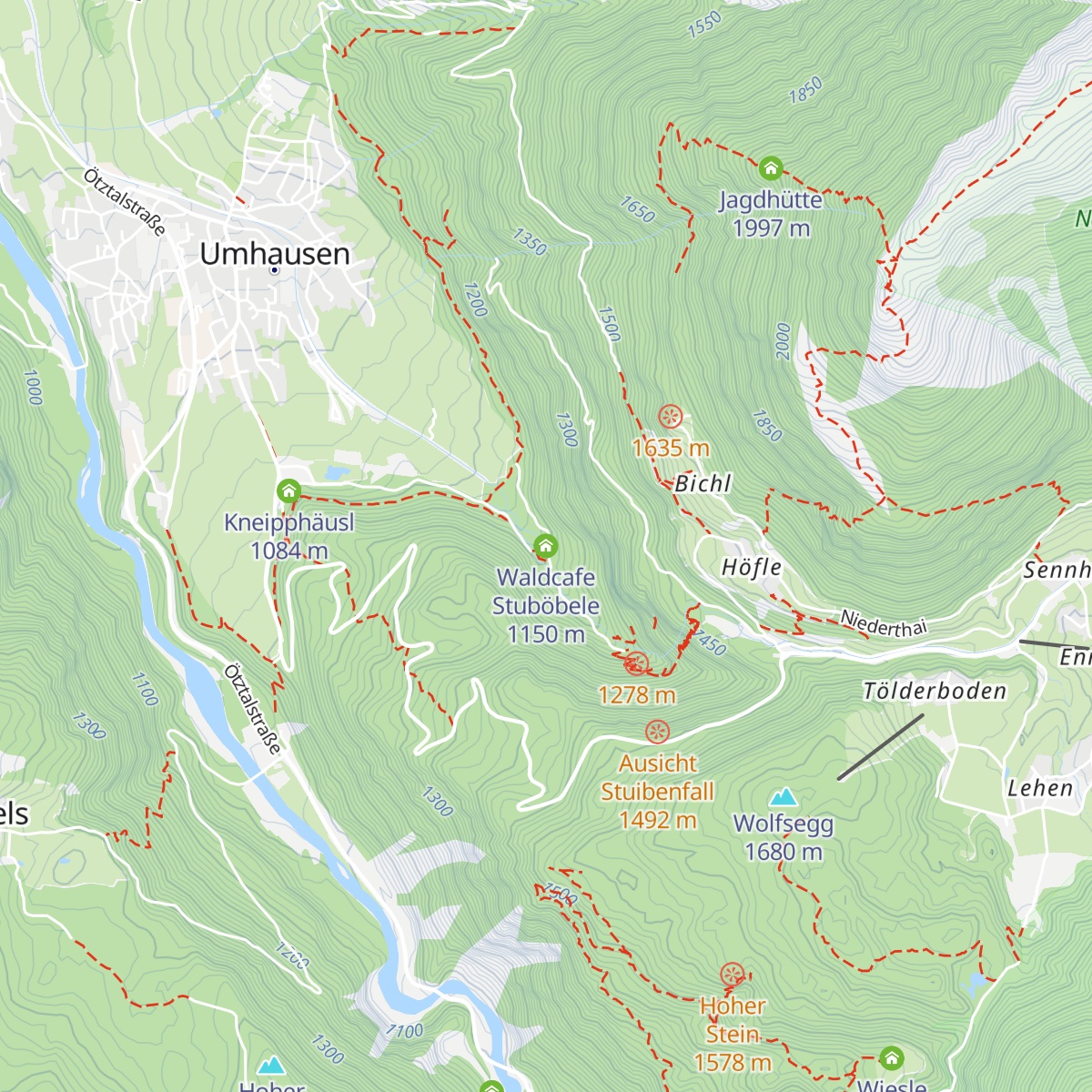 Waldcafe Stuböbele map