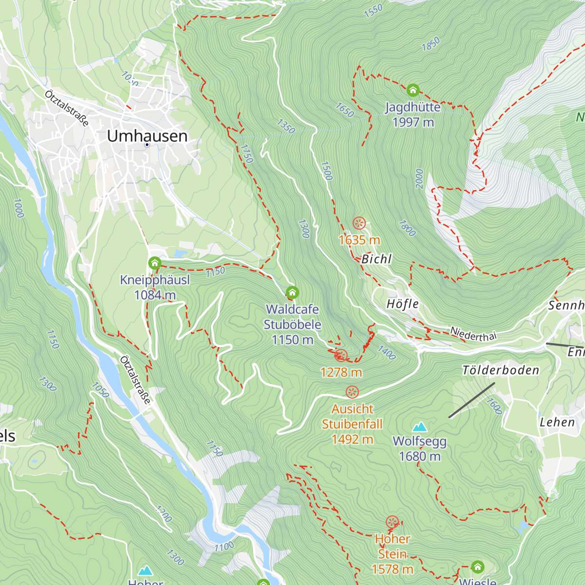 Waldcafe Stuböbele map
