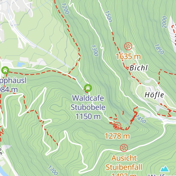 Map of Waldcafe Stuböbele