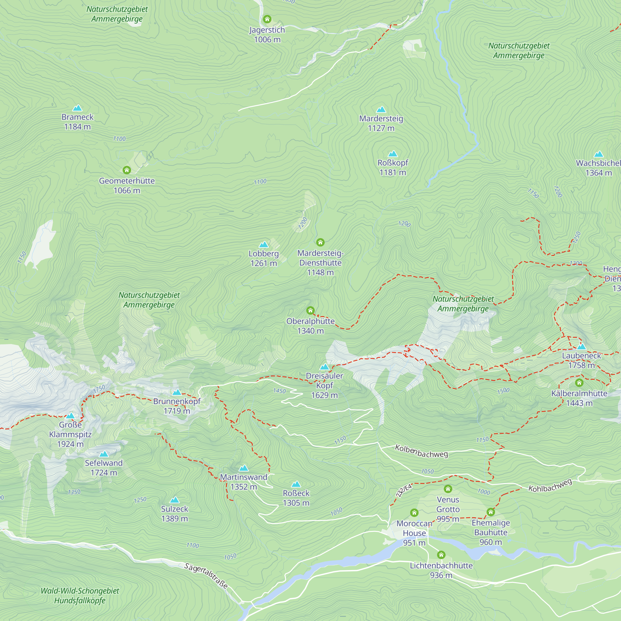 Oberalphütte map